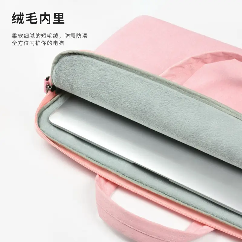 Pink Waterproof Laptop Bag for Women 14" - Image 7