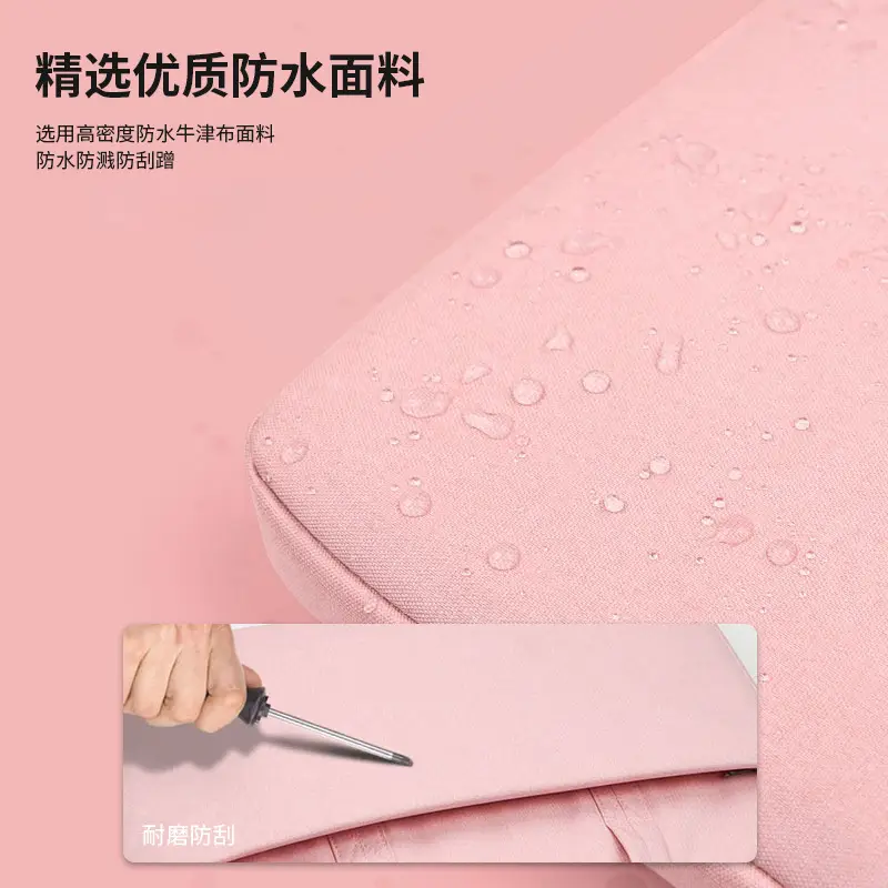 Pink Waterproof Laptop Bag for Women 14" - Image 8