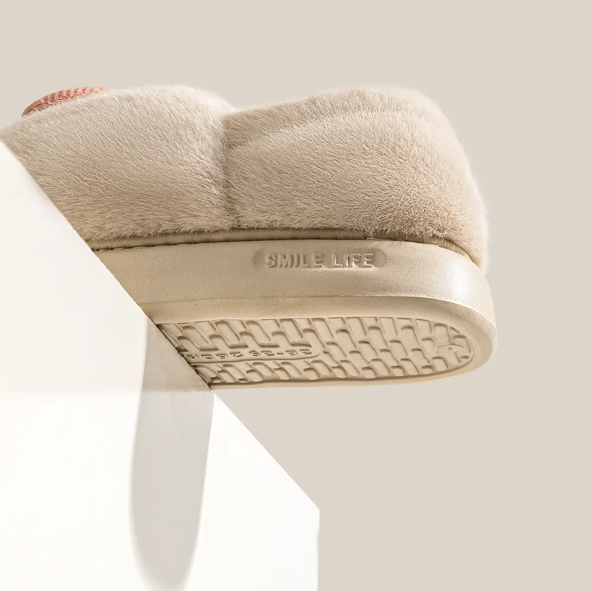 Women's Green Cotton Slippers for Winter Warm Indoor Maternity Shoes - Image 7