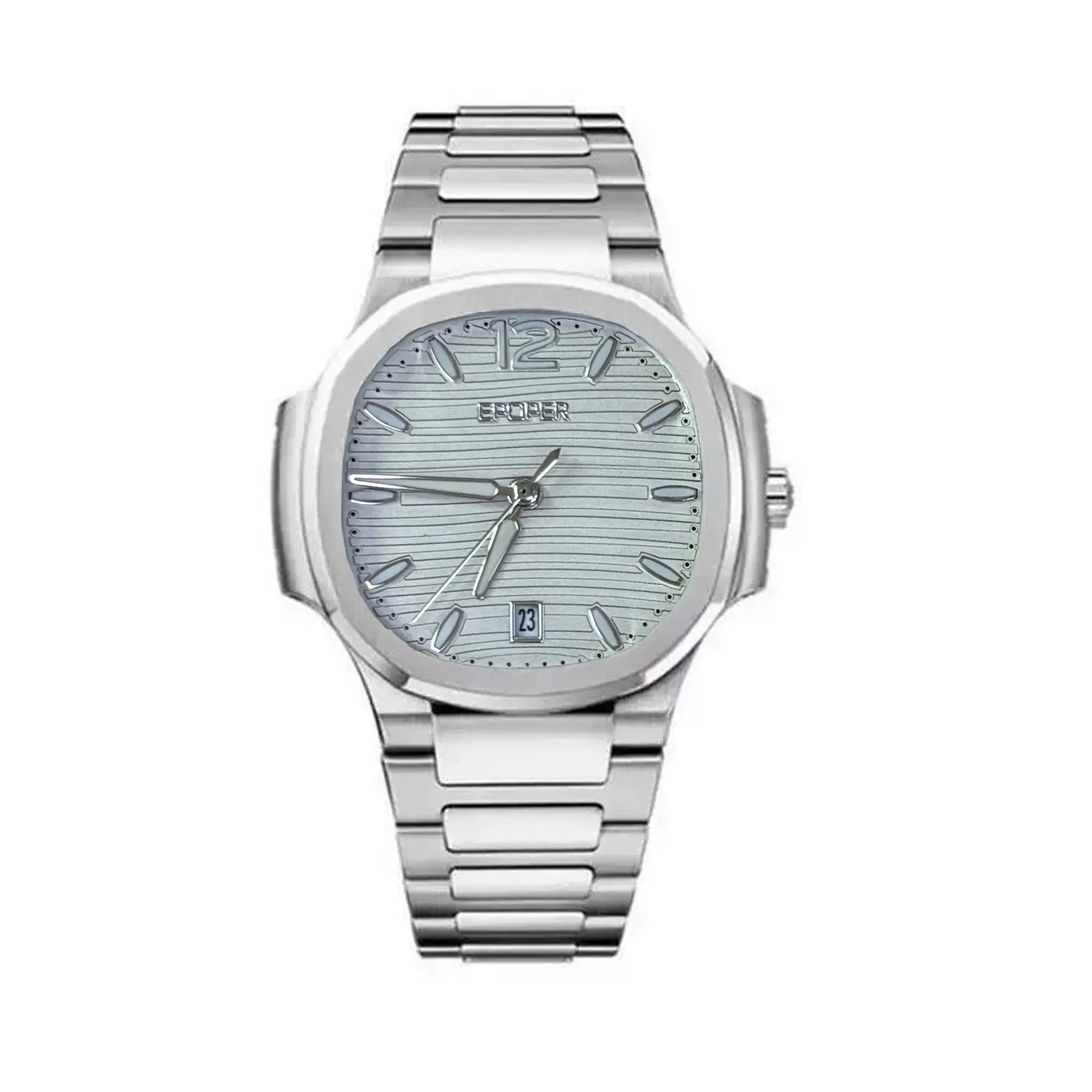 Elegant Couple's Wristwatch with Diamond Encrusted Dial - Image 6