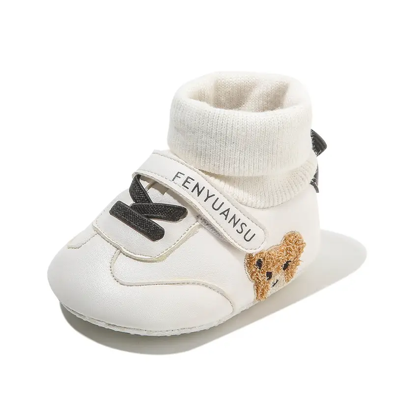 Winter Baby Cotton Shoes Newborn 0-6 Months Baby Shoes Warm Shoes Autumn and Winter Socks Shoes Thickened Children fleece-lined Shoes 1 - Image 7