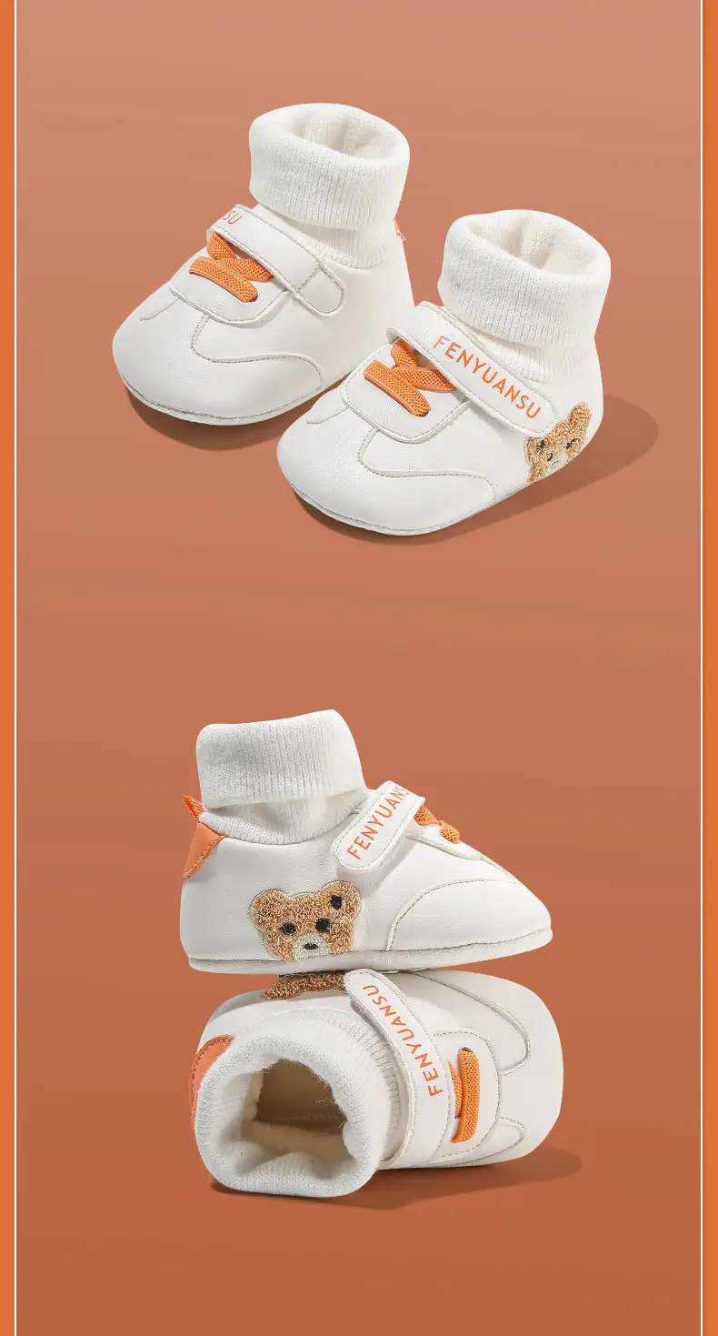 Winter Baby Cotton Shoes Newborn 0-6 Months Baby Shoes Warm Shoes Autumn and Winter Socks Shoes Thickened Children fleece-lined Shoes 1 — feature 22
