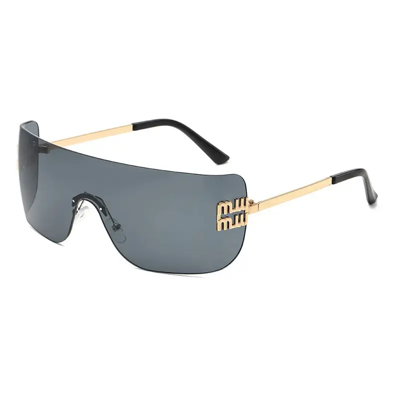 Women's Frameless UV Protection Sunglasses Slimming Design - Image 54
