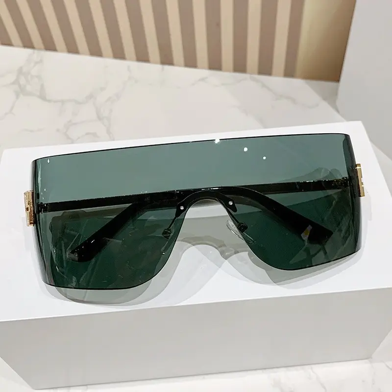 Women's Frameless UV Protection Sunglasses Slimming Design - Image 10