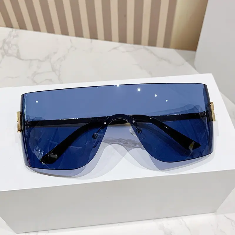 Women's Frameless UV Protection Sunglasses Slimming Design - Image 11