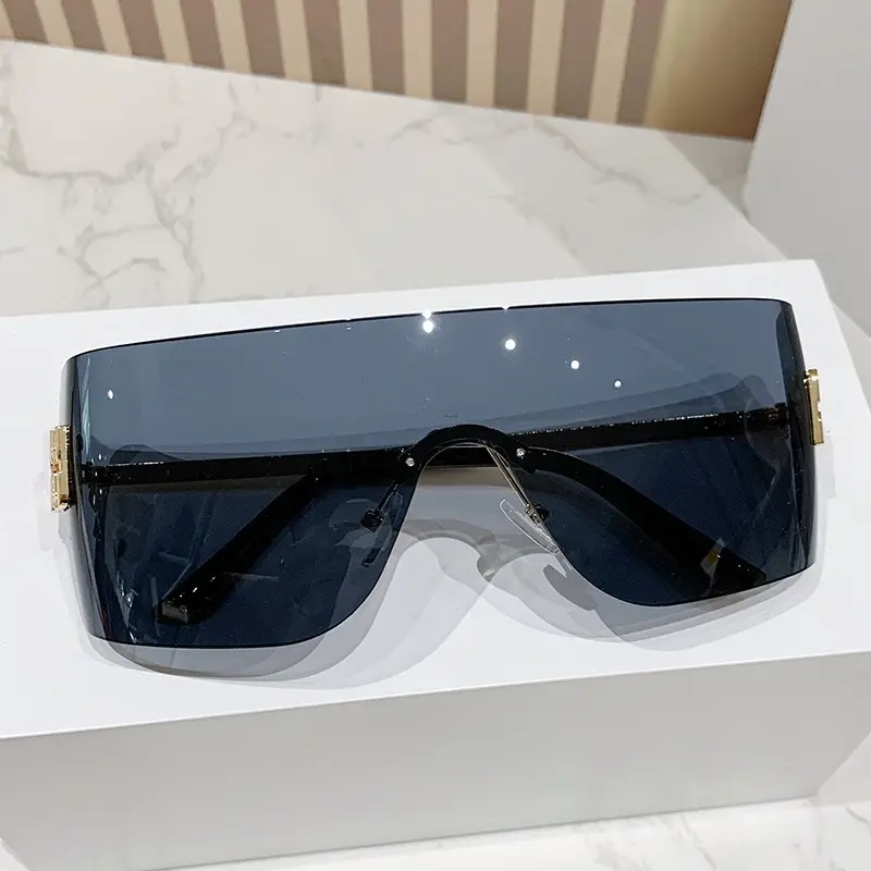 Women's Frameless UV Protection Sunglasses Slimming Design - Image 8