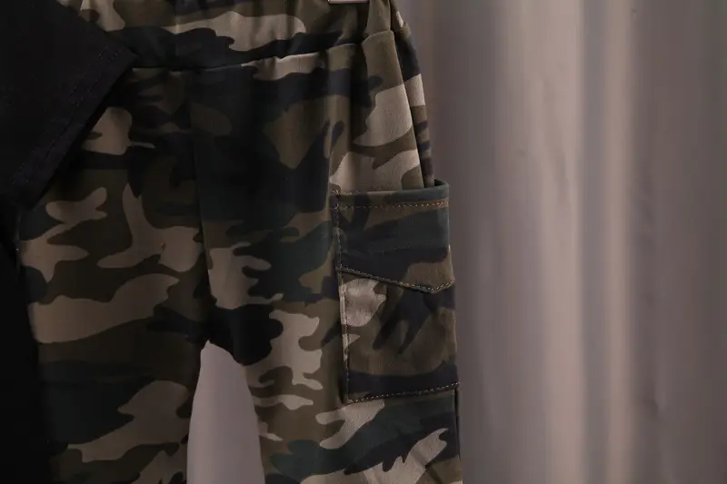 Boys Camo T-Shirt Shorts Set White 0-5Yrs — feature 8