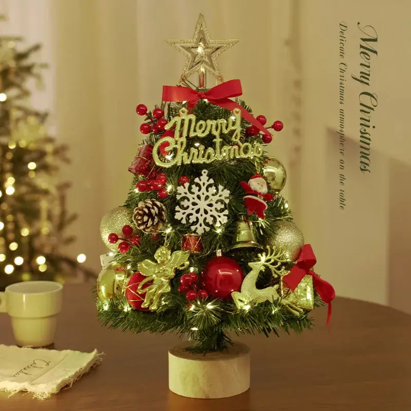 Mini Christmas Tree Decor for Home Office Nordic Style - Image 11