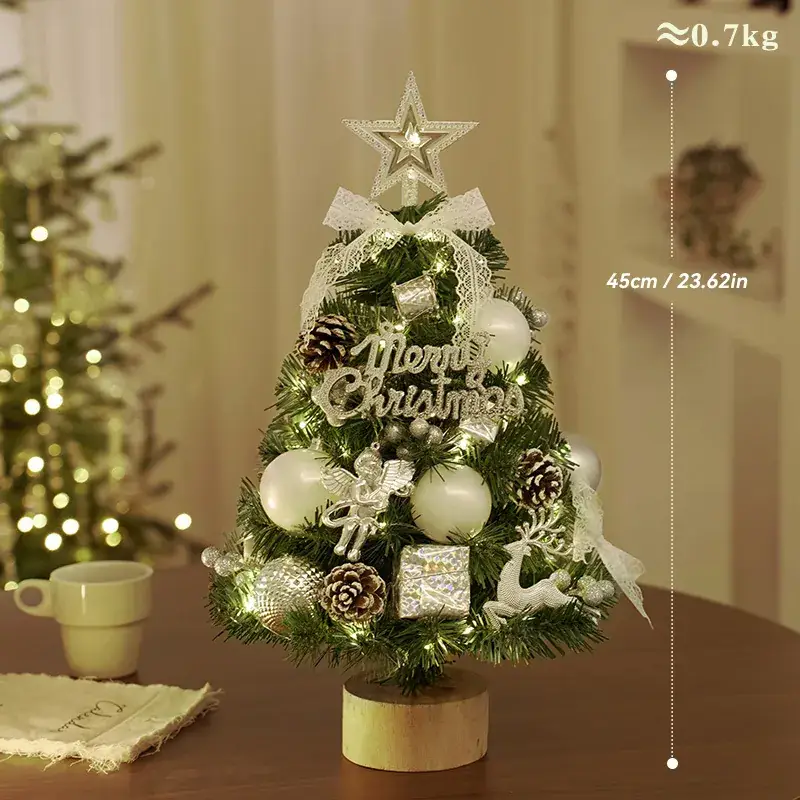 Mini Christmas Tree Decor for Home Office Nordic Style - Image 3