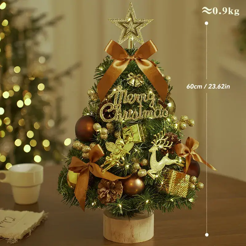 Mini Christmas Tree Decor for Home Office Nordic Style - Image 5