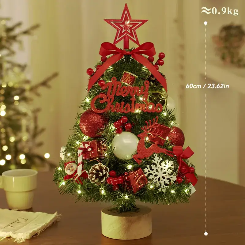 Mini Christmas Tree Decor for Home Office Nordic Style - Image 6