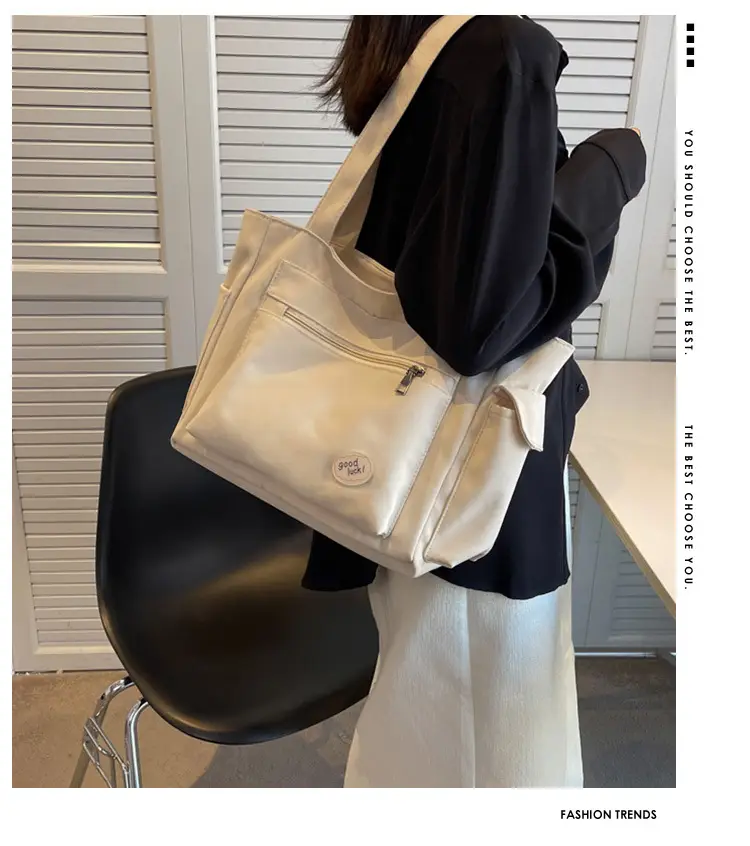 Women's Large Capacity Oxford Cloth Shoulder Bag — feature 1