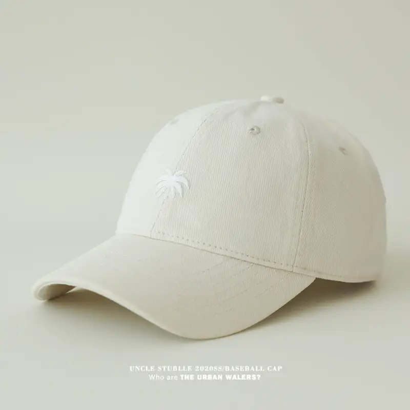 Men Winter Warm Baseball Cap White Wide Brim — feature 2