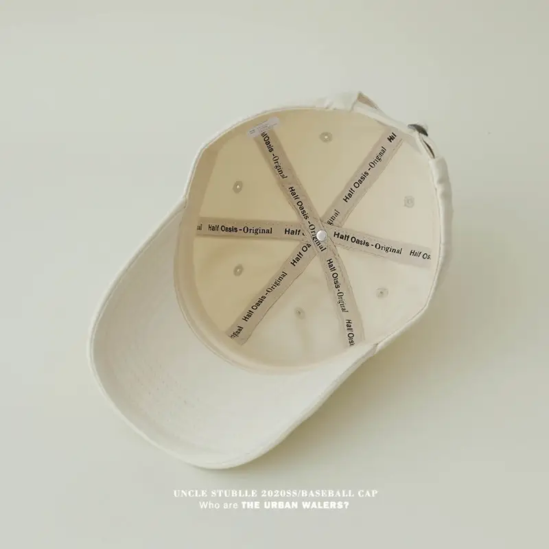 Men Winter Warm Baseball Cap White Wide Brim — feature 3