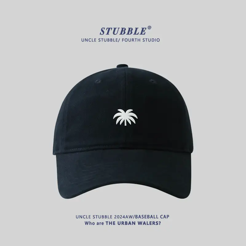 Men Winter Warm Baseball Cap White Wide Brim - Image 3