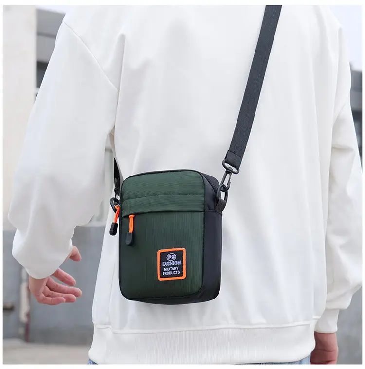 New Men's Outdoor Crossbody Bag Sports Casual Men's Shoulder Bag Multifunctional Wearing Belt Bag Hanging Bag Trendy Backpack — feature 11