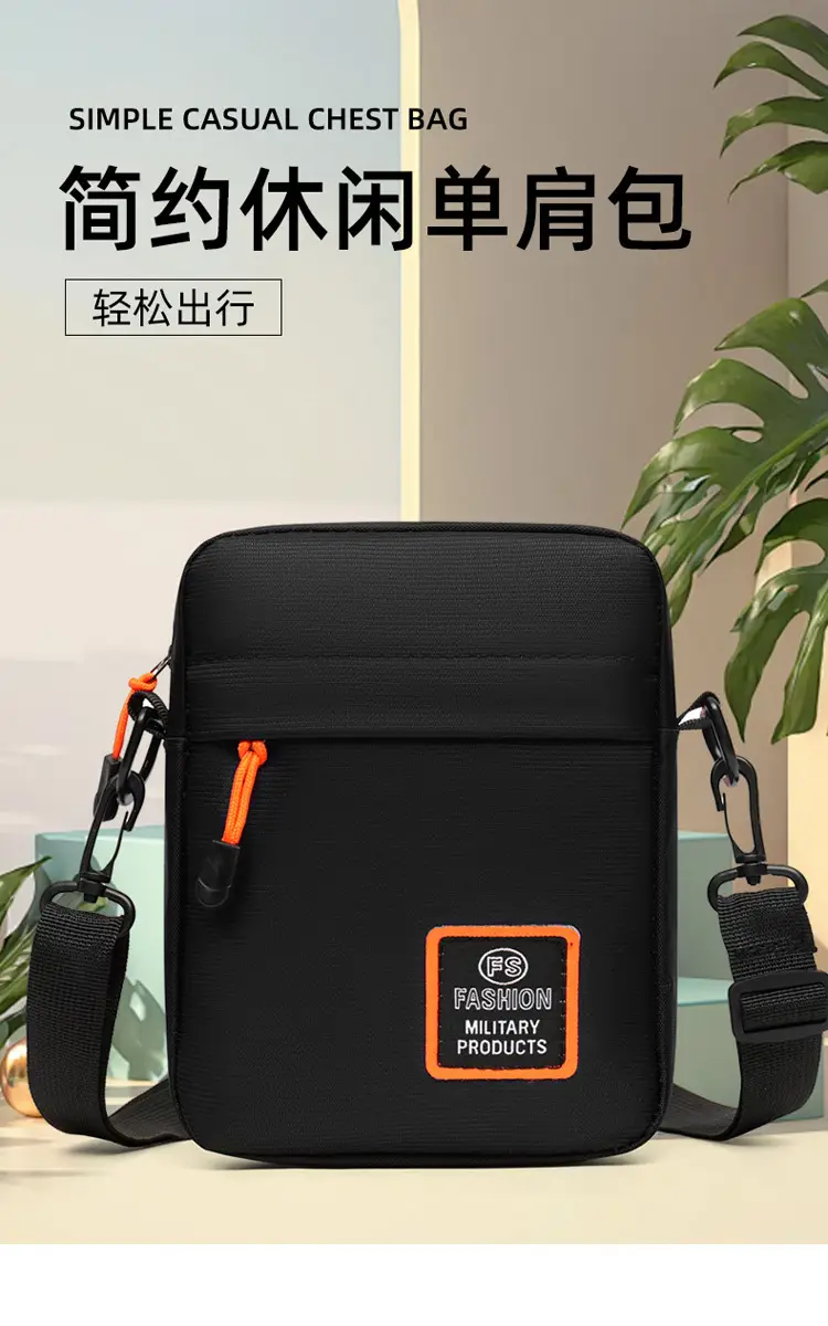 New Men's Outdoor Crossbody Bag Sports Casual Men's Shoulder Bag Multifunctional Wearing Belt Bag Hanging Bag Trendy Backpack — feature 2