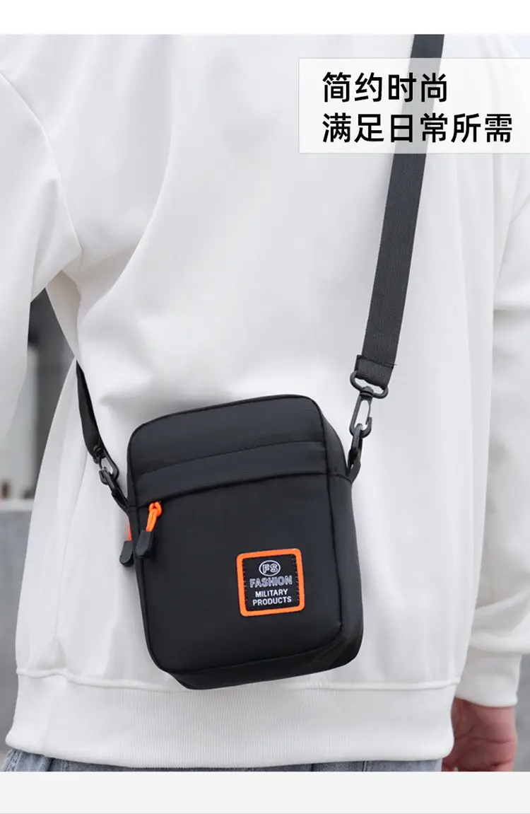 New Men's Outdoor Crossbody Bag Sports Casual Men's Shoulder Bag Multifunctional Wearing Belt Bag Hanging Bag Trendy Backpack — feature 6