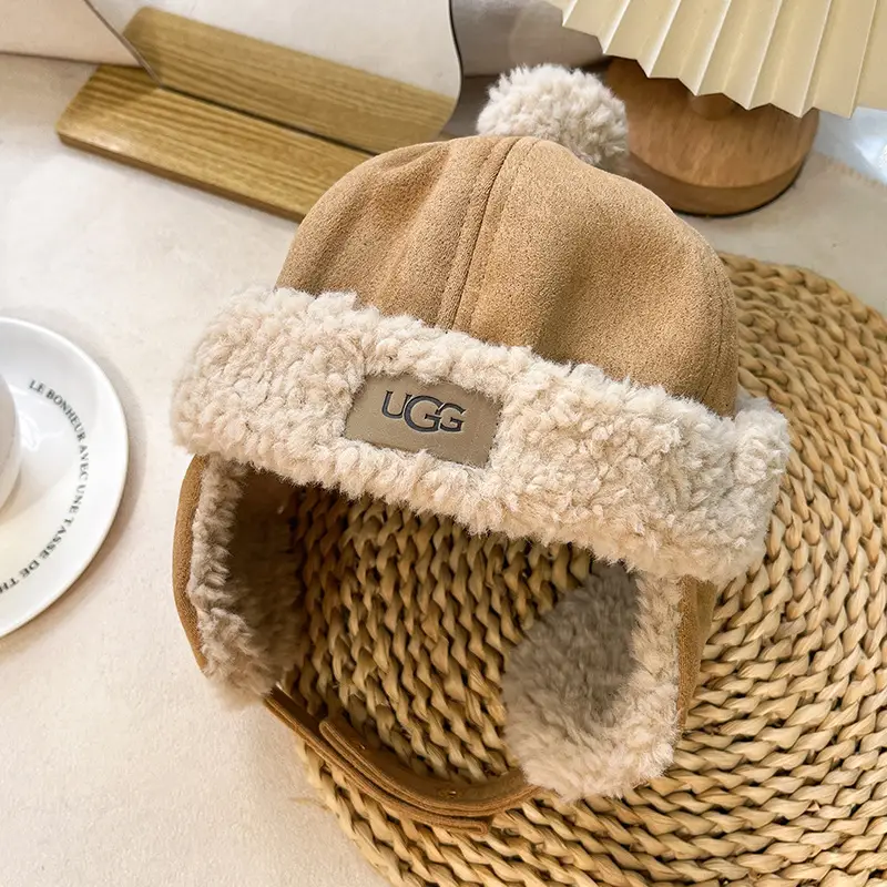 Winter new excellent gg children's Lei Feng cap children's riding anti-freezing ear protection cold-proof baby cap for boys and girls