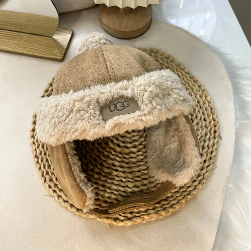 Winter new excellent gg children's Lei Feng cap children's riding anti-freezing ear protection cold-proof baby cap for boys and girls — feature 17
