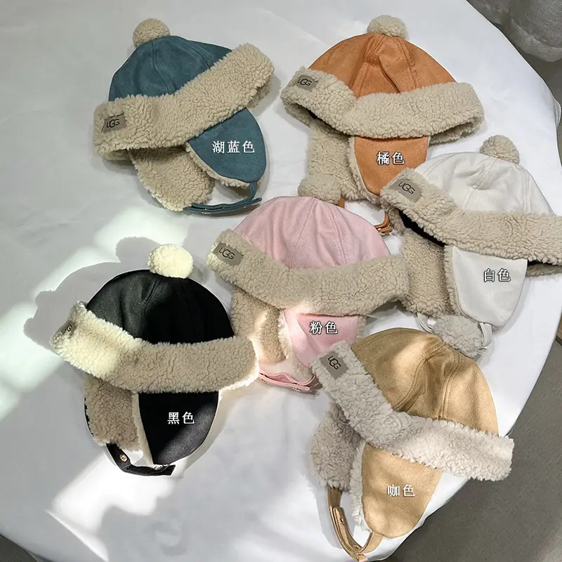 Winter new excellent gg children's Lei Feng cap children's riding anti-freezing ear protection cold-proof baby cap for boys and girls — feature 18