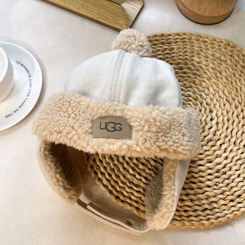 Winter new excellent gg children's Lei Feng cap children's riding anti-freezing ear protection cold-proof baby cap for boys and girls — feature 2