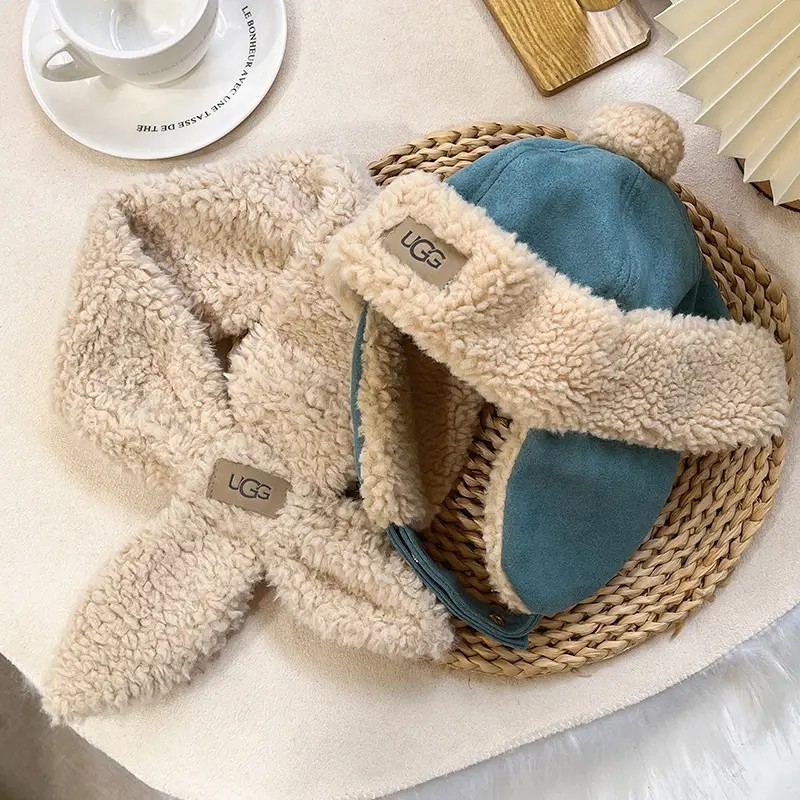 Winter new excellent gg children's Lei Feng cap children's riding anti-freezing ear protection cold-proof baby cap for boys and girls — feature 7