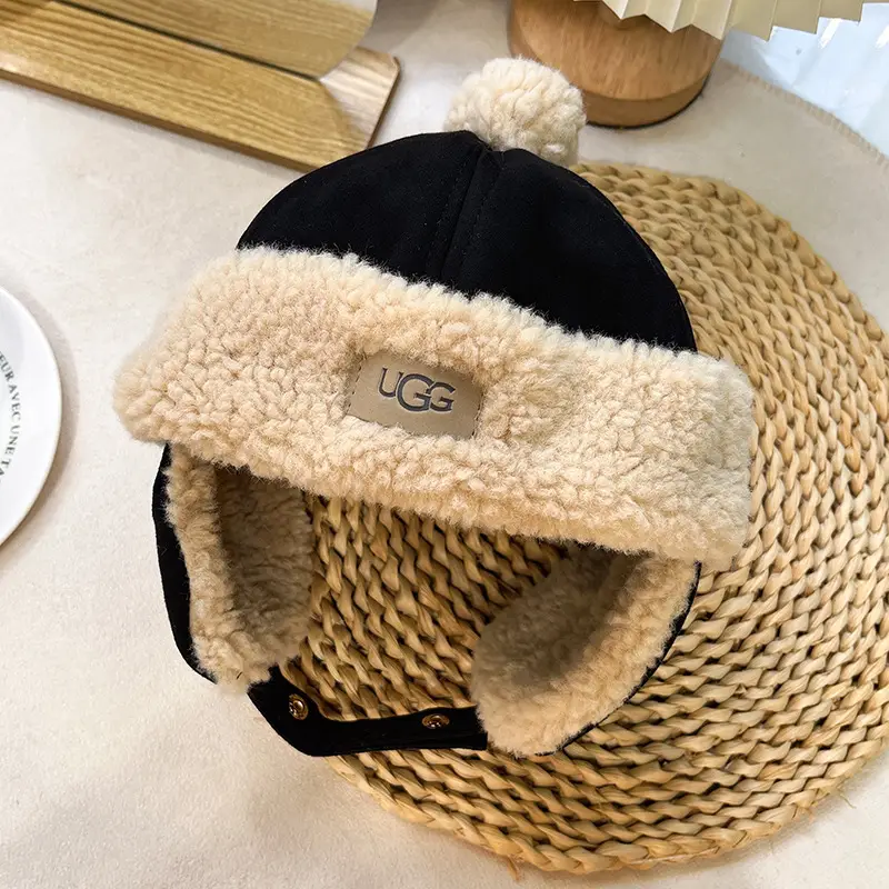 Winter new excellent gg children's Lei Feng cap children's riding anti-freezing ear protection cold-proof baby cap for boys and girls