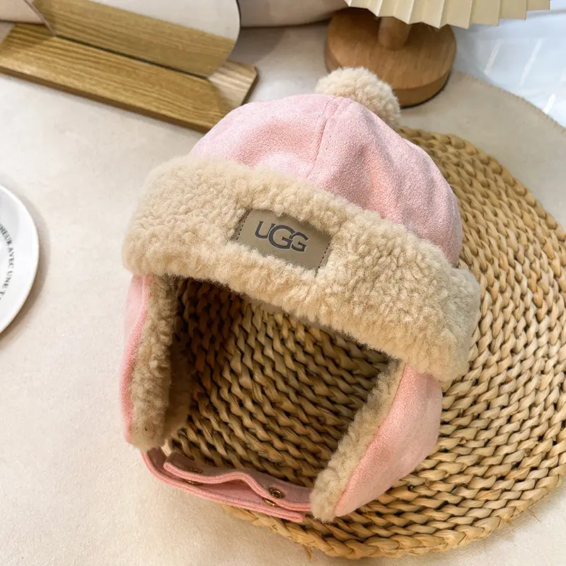 Winter new excellent gg children's Lei Feng cap children's riding anti-freezing ear protection cold-proof baby cap for boys and girls