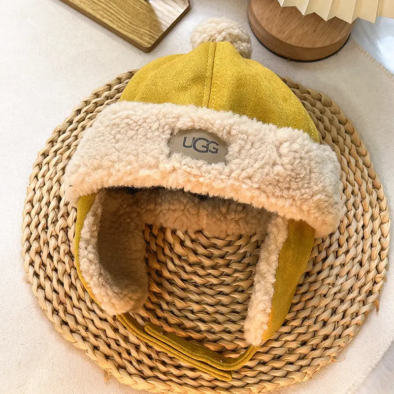 Winter new excellent gg children's Lei Feng cap children's riding anti-freezing ear protection cold-proof baby cap for boys and girls