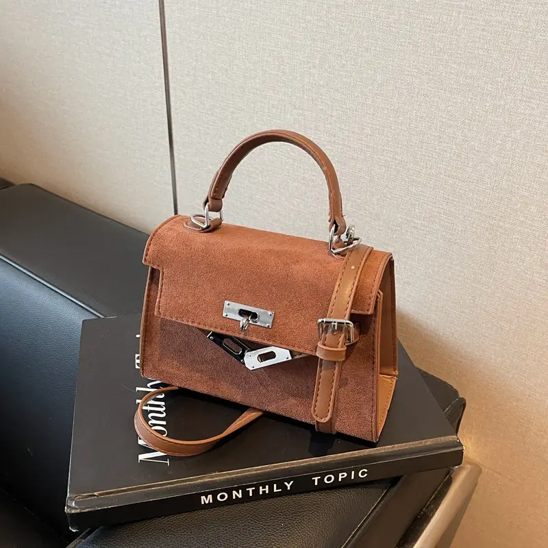 Black Korean Style Women's Shoulder Crossbody Bag - Image 4