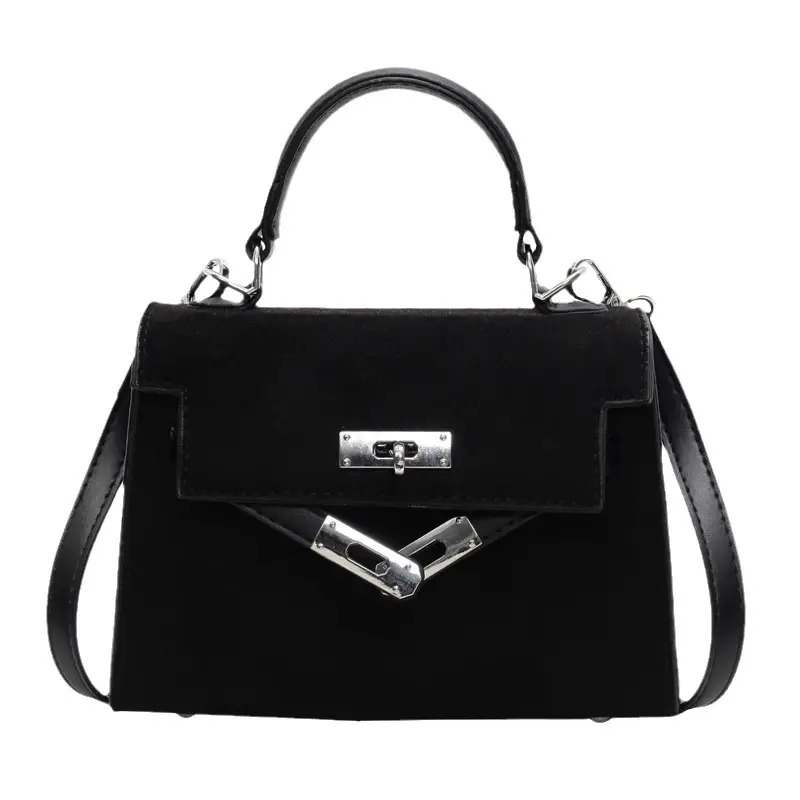 Black Korean Style Women's Shoulder Crossbody Bag - Image 8