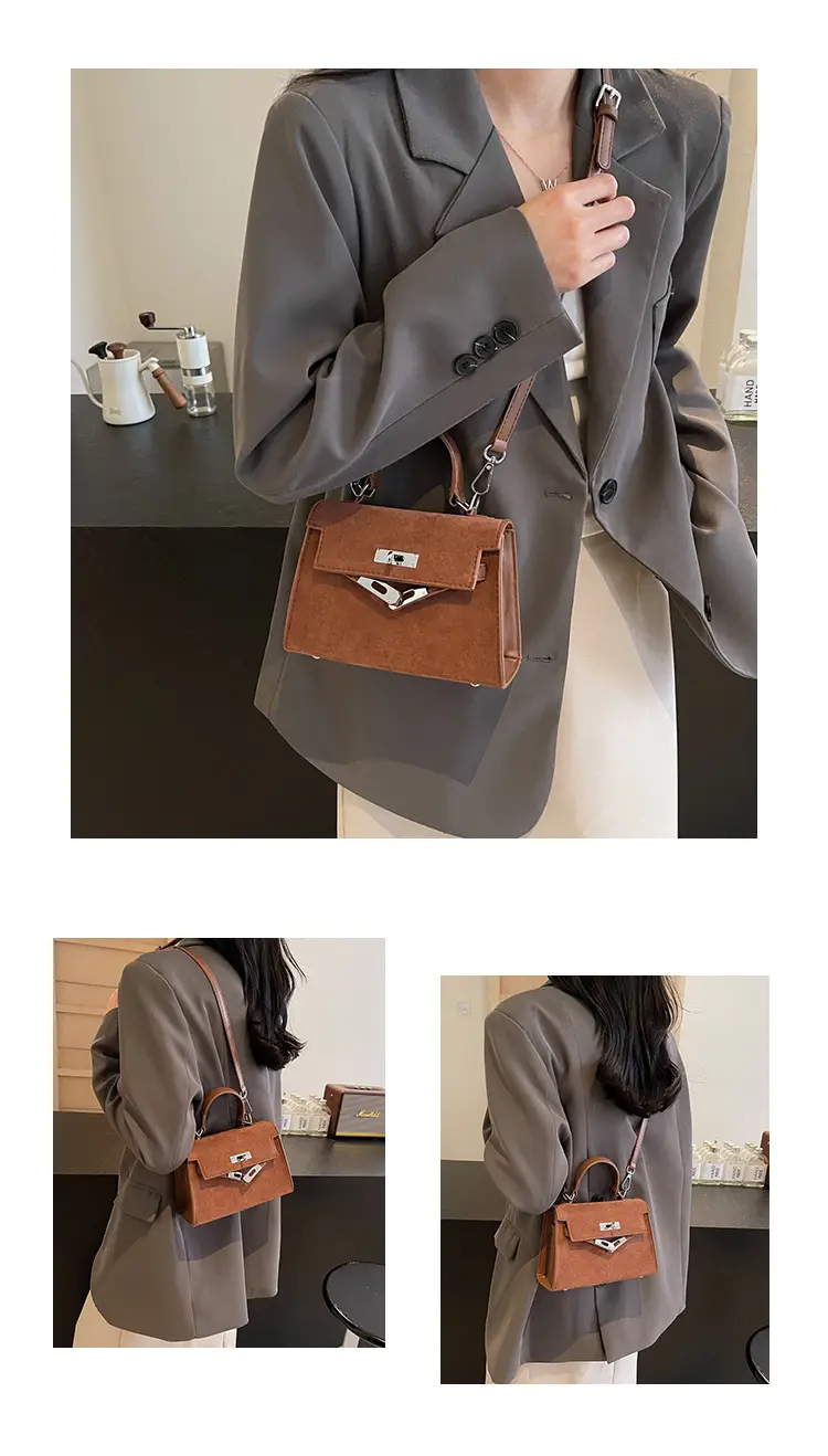 Black Korean Style Women's Shoulder Crossbody Bag — feature 13