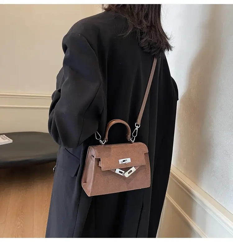 Black Korean Style Women's Shoulder Crossbody Bag — feature 21
