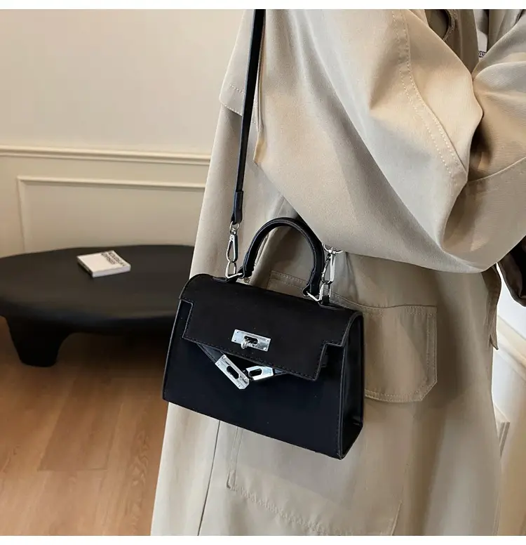 Black Korean Style Women's Shoulder Crossbody Bag — feature 24