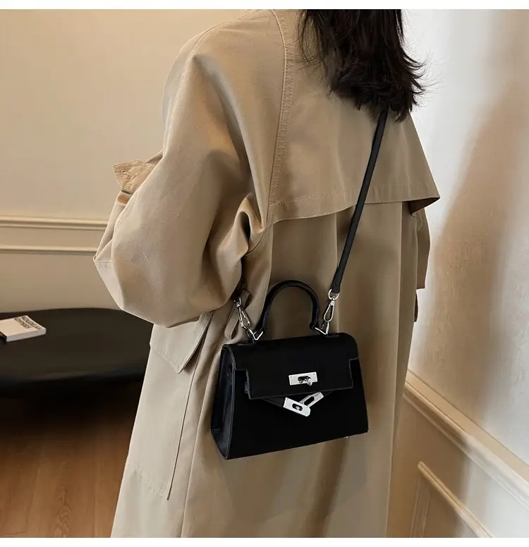 Black Korean Style Women's Shoulder Crossbody Bag — feature 26