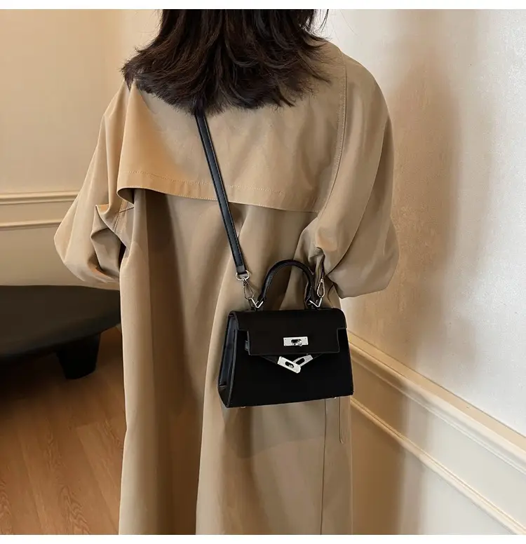 Black Korean Style Women's Shoulder Crossbody Bag — feature 27