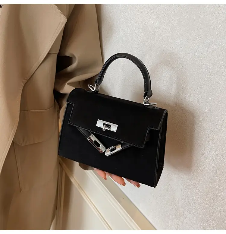 Black Korean Style Women's Shoulder Crossbody Bag — feature 29