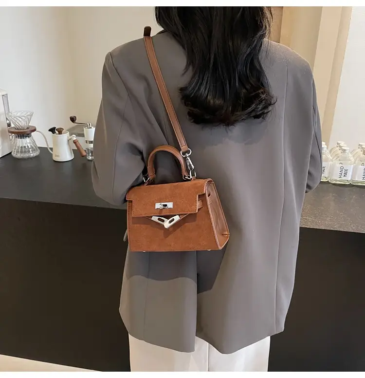 Black Korean Style Women's Shoulder Crossbody Bag — feature 30