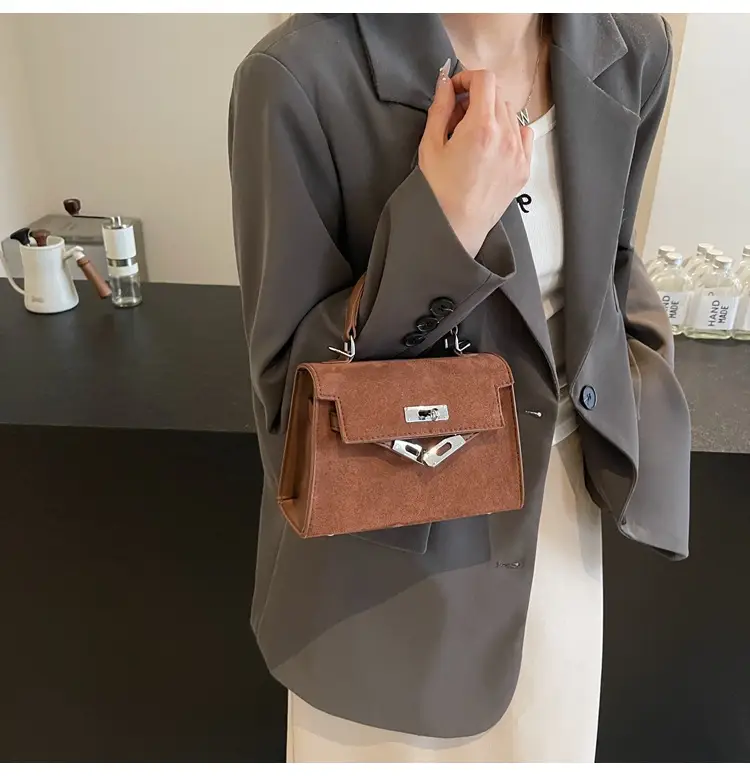 Black Korean Style Women's Shoulder Crossbody Bag — feature 35