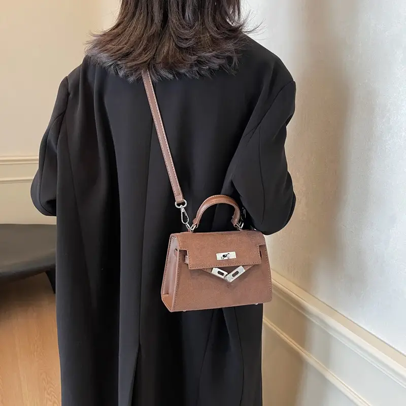 Black Korean Style Women's Shoulder Crossbody Bag - Image 3
