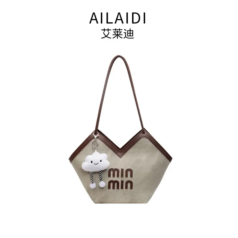 Women Crossbody Tote Bag Black Mini Minnie Mouse - Image 2