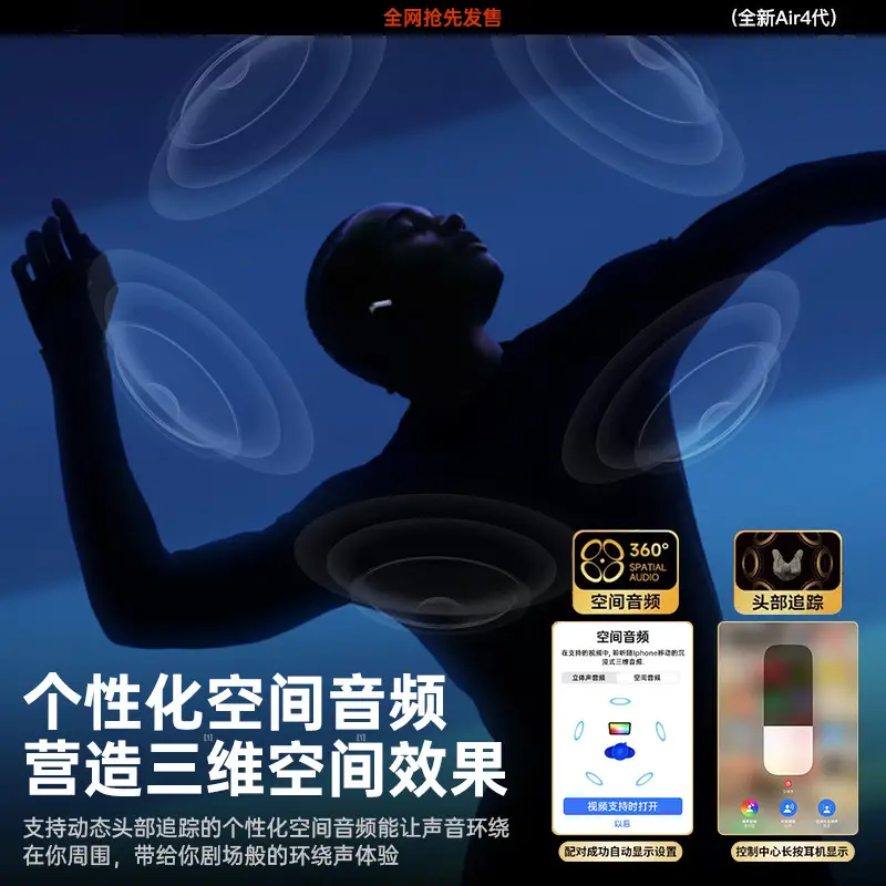 Huaqiangbei Air4 Bluetooth Headset with ANC - Image 4