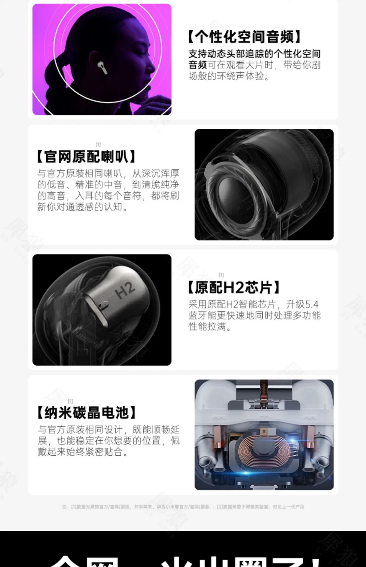 Huaqiangbei Air4 Bluetooth Headset with ANC — feature 5