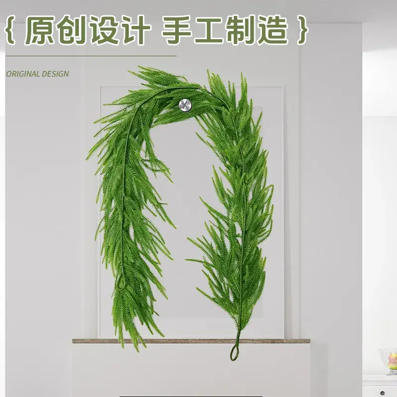 20 Inch Pine Needle Wreath for Christmas Decor