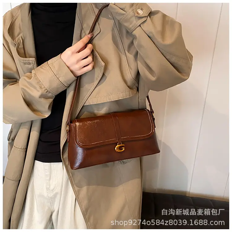 Brown Leather Shoulder Bag for Women 2026 New Trend — feature 17
