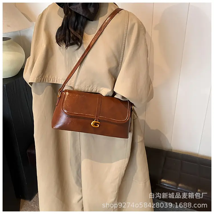 Brown Leather Shoulder Bag for Women 2026 New Trend — feature 18
