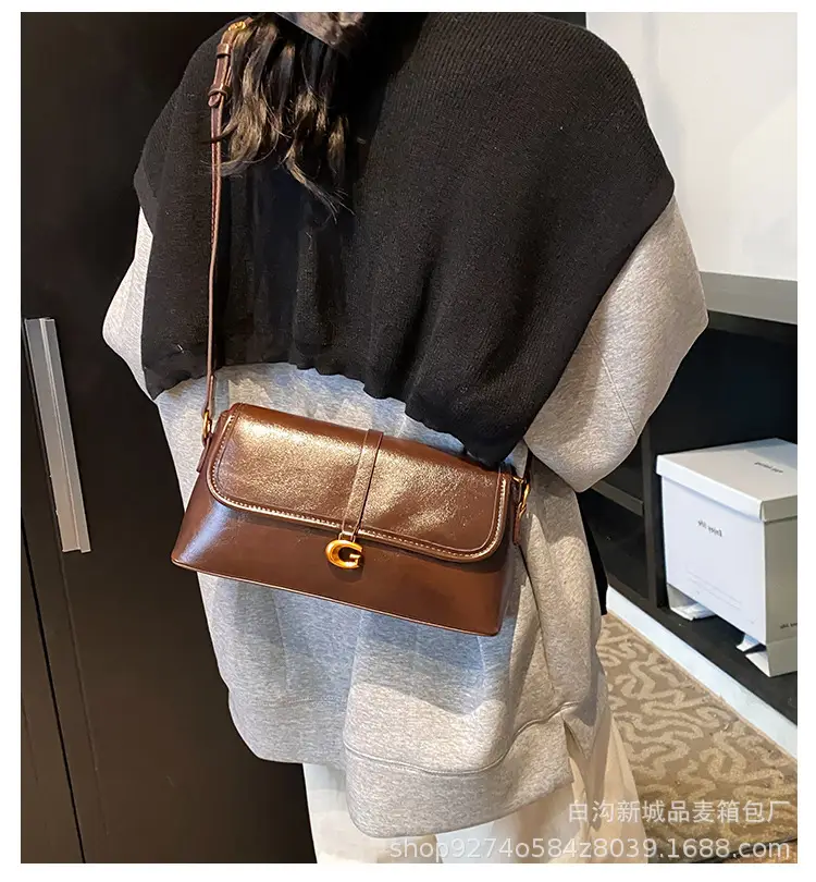 Brown Leather Shoulder Bag for Women 2026 New Trend — feature 2