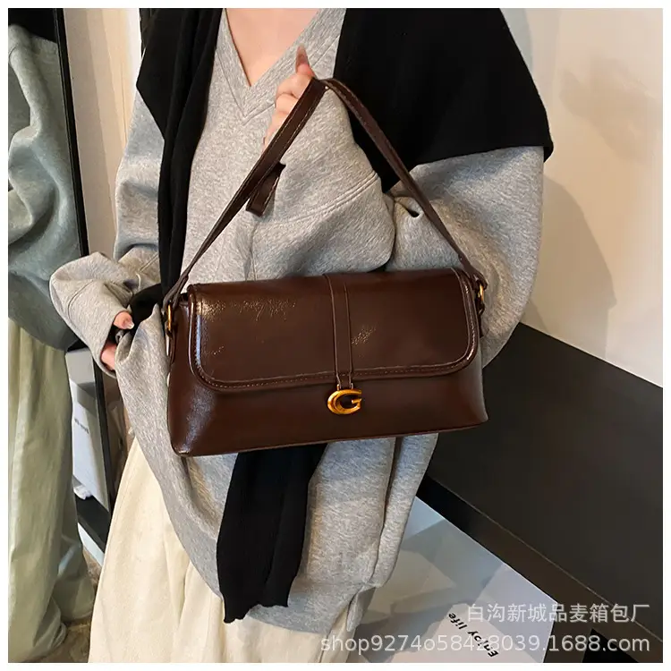 Brown Leather Shoulder Bag for Women 2026 New Trend — feature 22