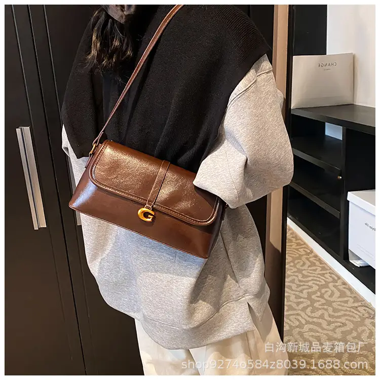 Brown Leather Shoulder Bag for Women 2026 New Trend — feature 23